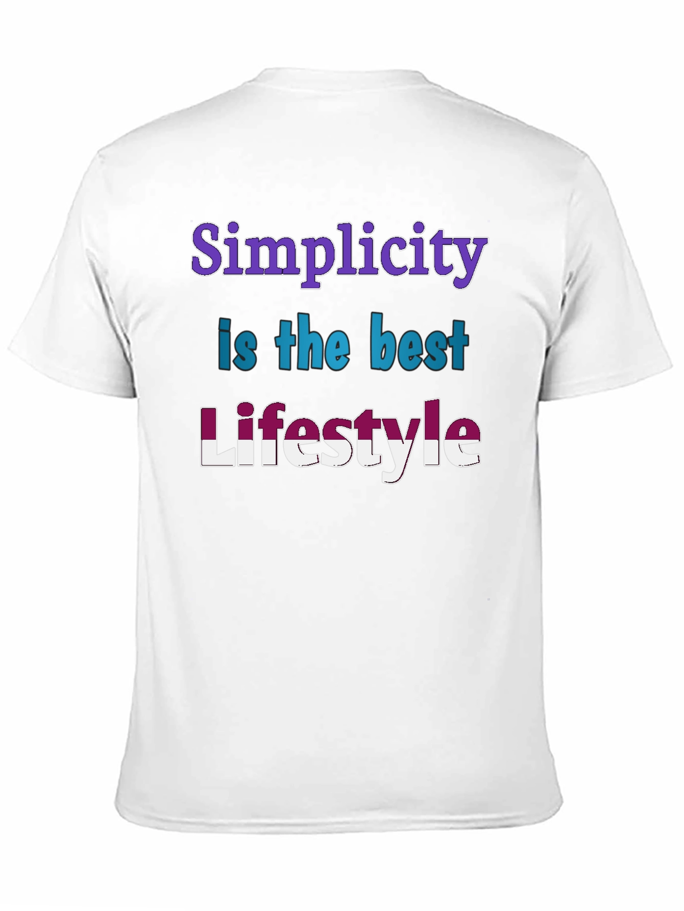 Simplicity Lifestyle Black T-Shirt