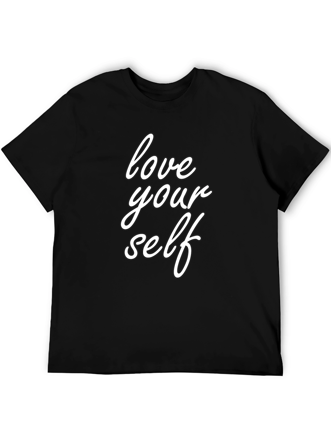 Love Yourself Graphic Tee - Stylish Black T-Shirt