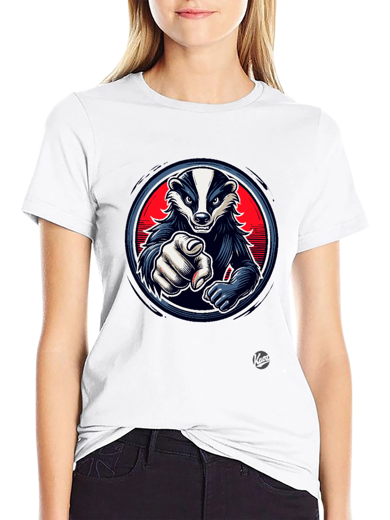 Cool Badger Graphic T-Shirt