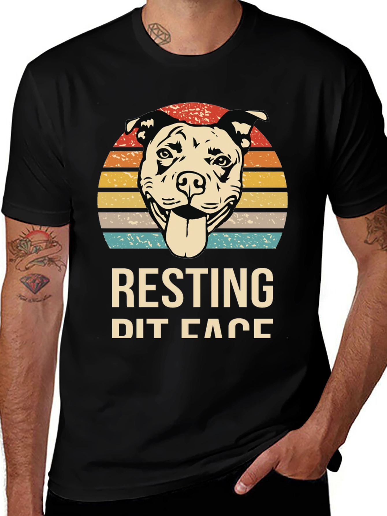 Resting Pit Face Graphic Tee