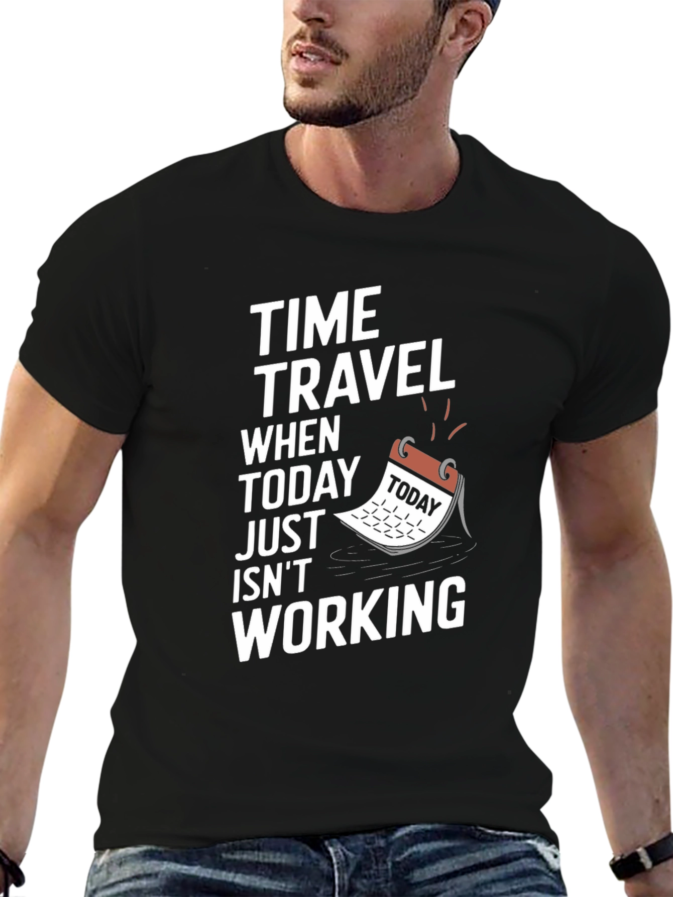 Time Travel Graphic Tee - Today Isnt Working