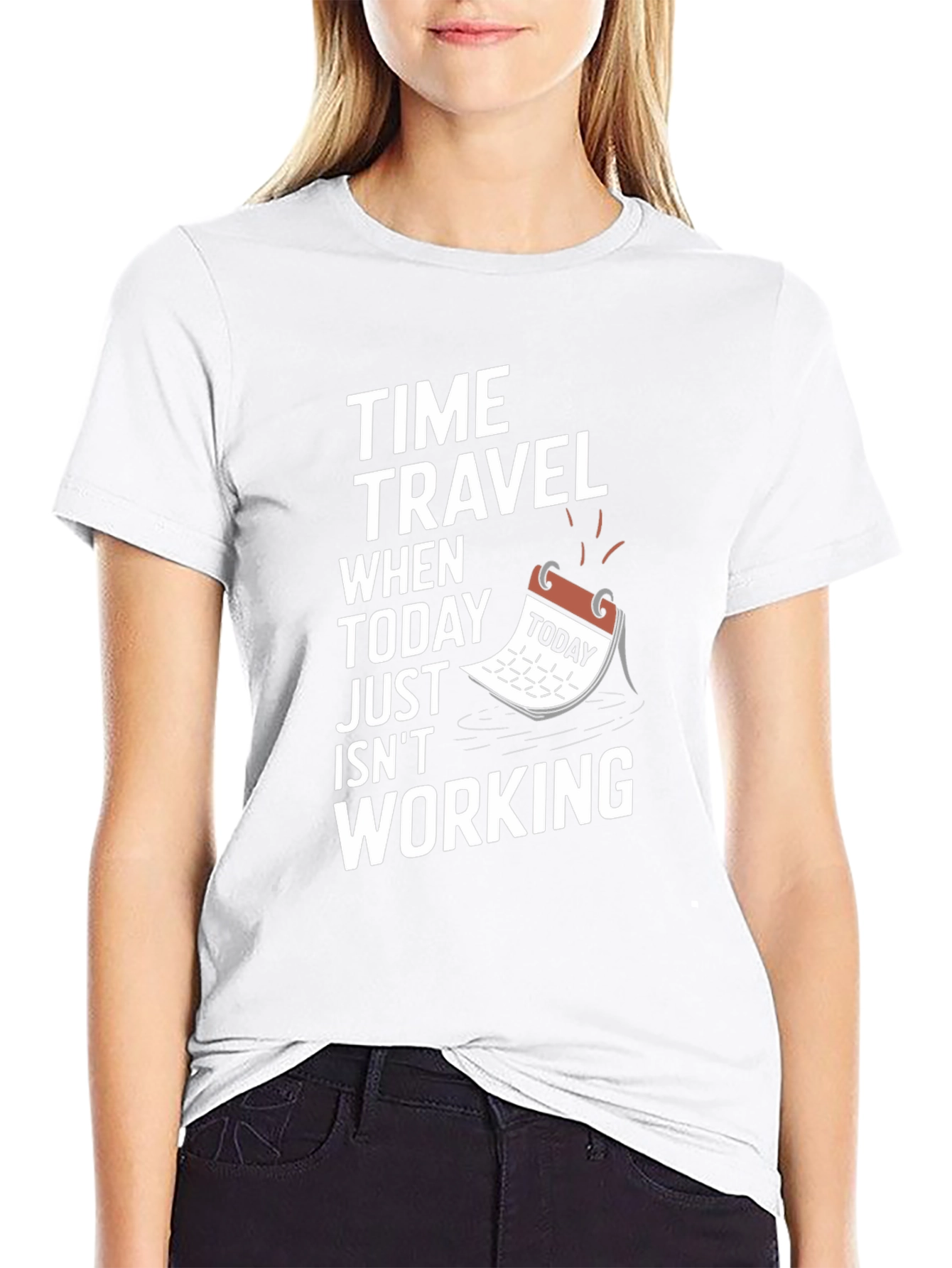 Time Travel Graphic Tee - Today Isnt Working