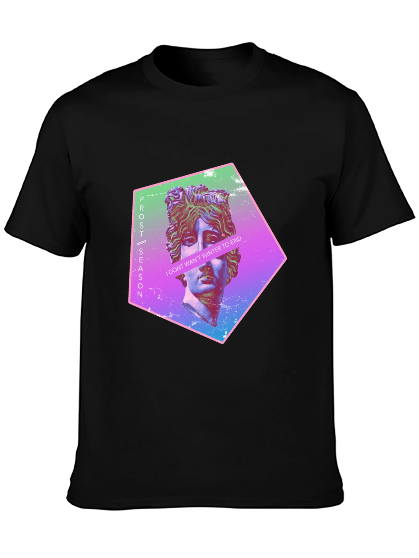 Frost Season Graphic Tee - Mens Black T-Shirt
