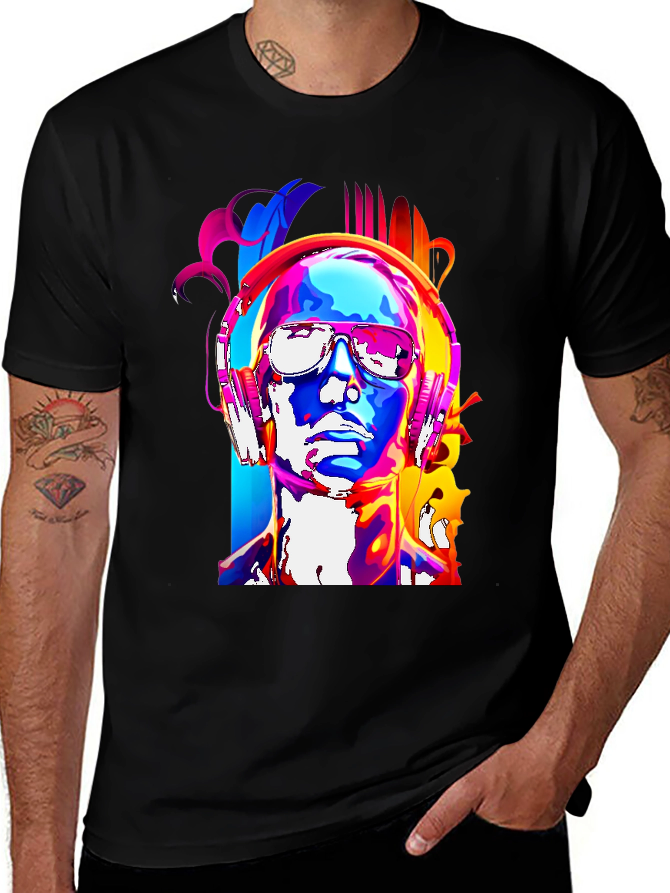 Vibrant Music Lover T-Shirt