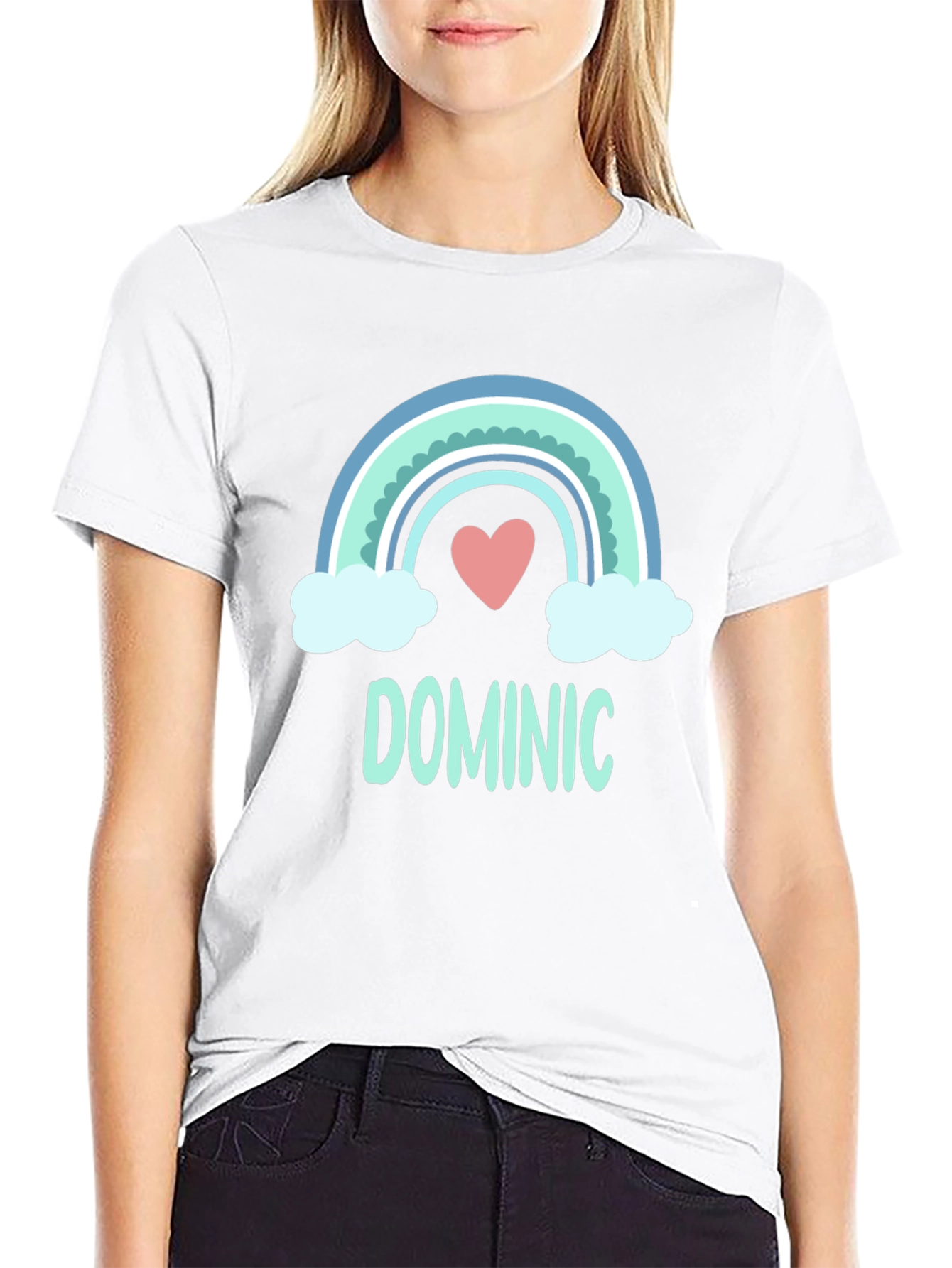 Dominic Rainbow Personalized T-Shirt