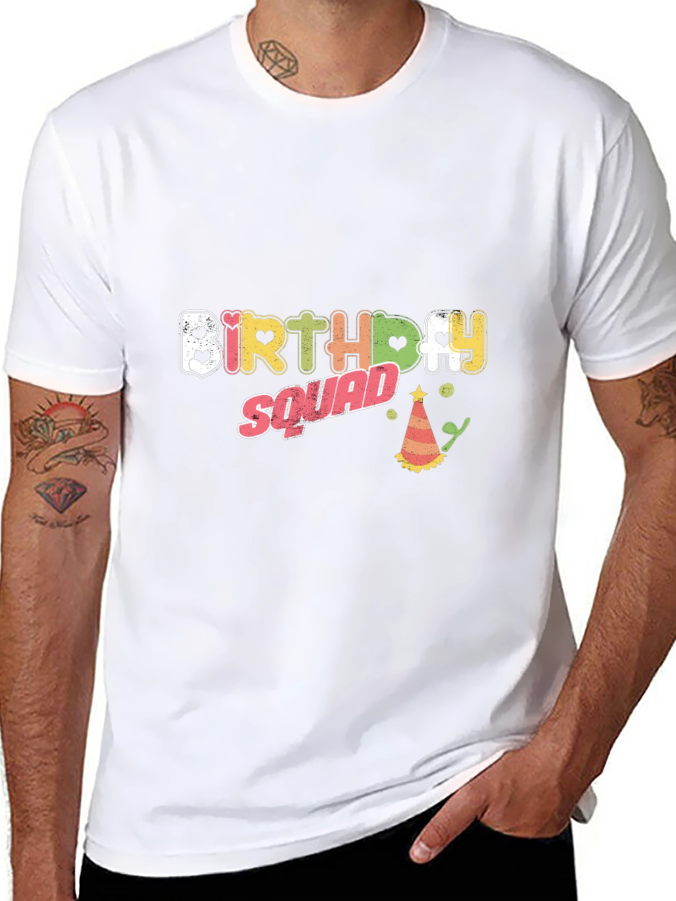 Birthday Squad Graphic T-Shirt