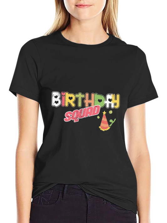 Birthday Squad Graphic T-Shirt