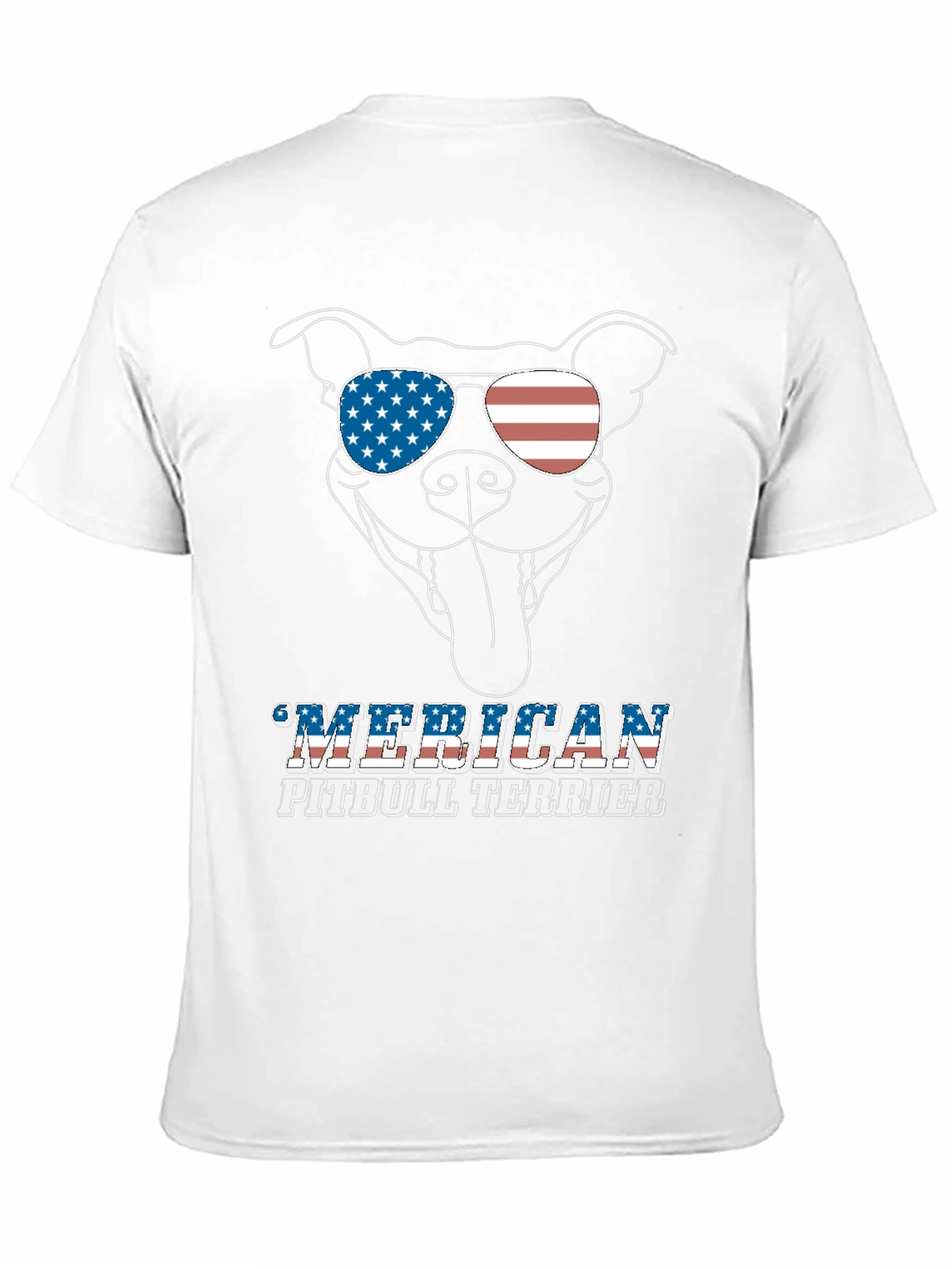 American Pitbull Terrier Patriotic T-Shirt