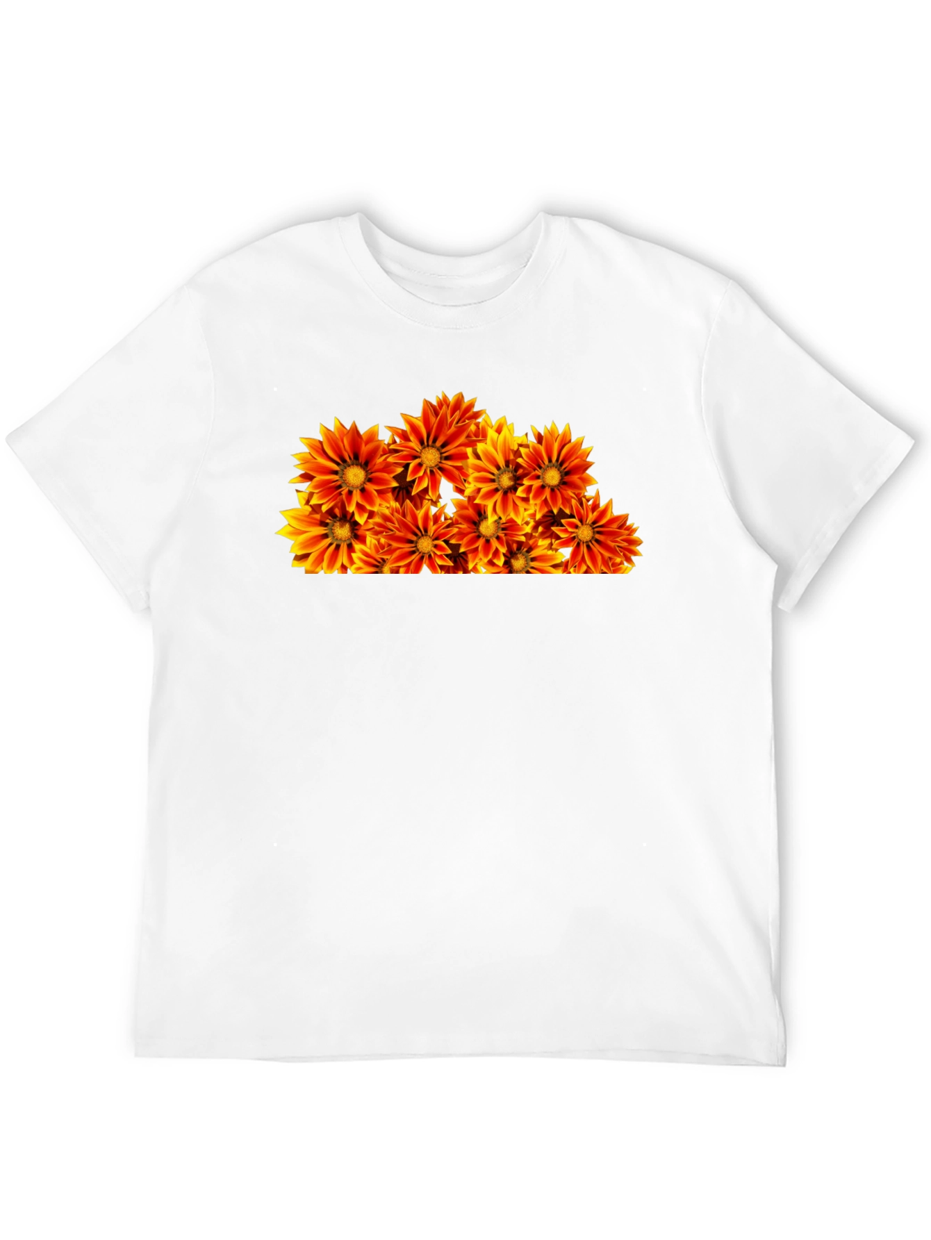 Floral Graphic Black T-Shirt