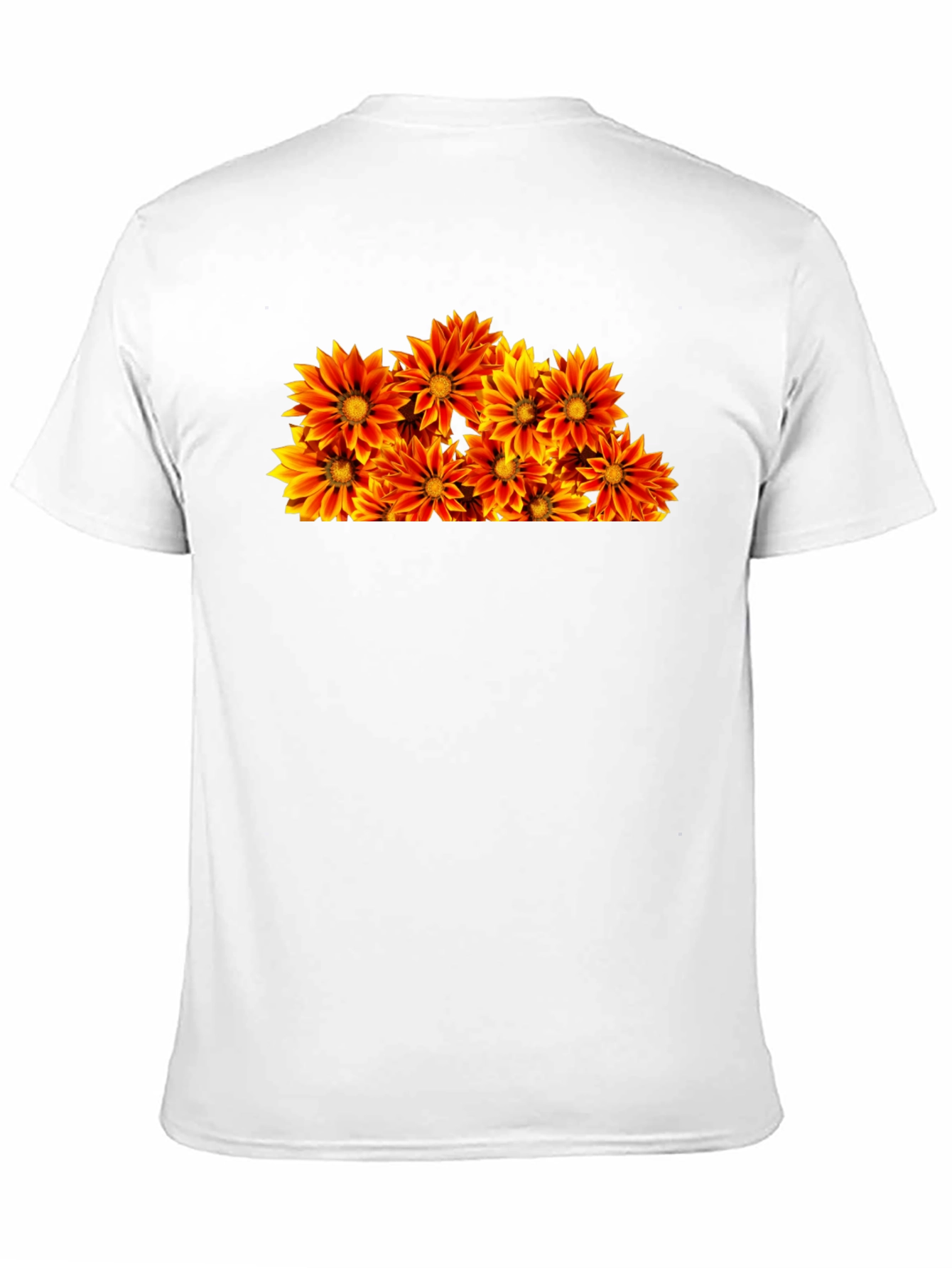 Floral Graphic Black T-Shirt