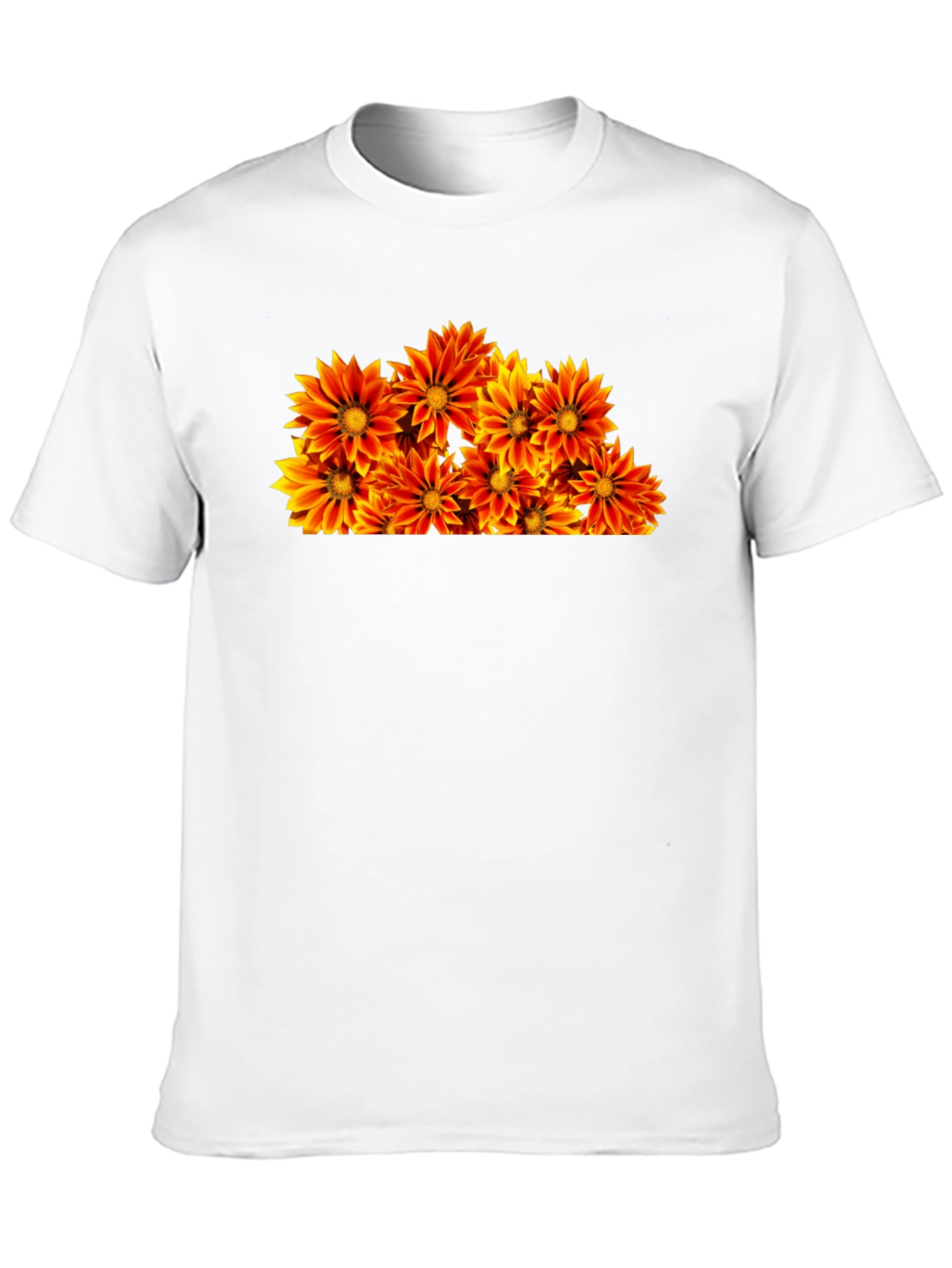 Floral Graphic Black T-Shirt