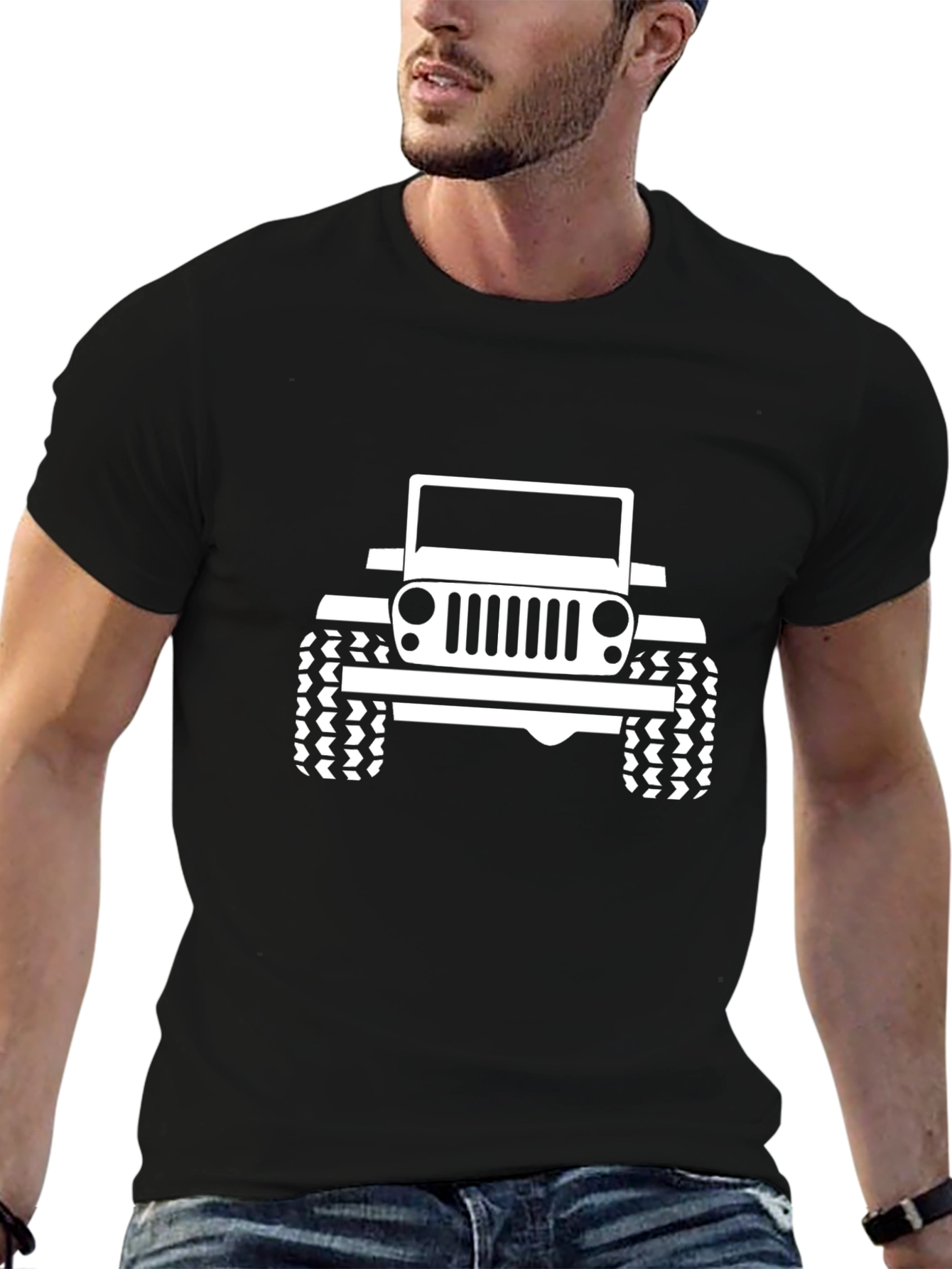 Black Jeep Graphic T-Shirt