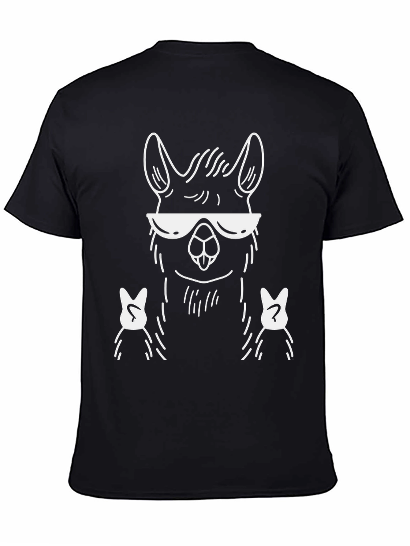 Cool Llama Graphic Tee - Quirky Unisex T-Shirt
