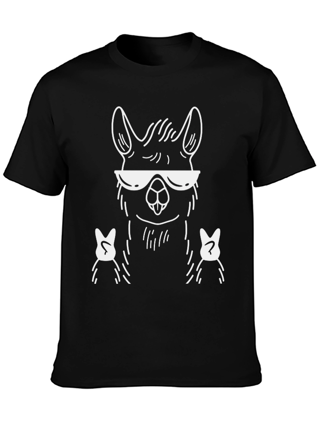 Cool Llama Graphic Tee - Quirky Unisex T-Shirt