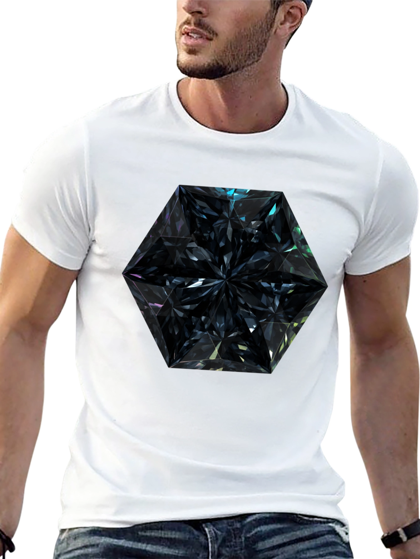 Black Diamond Geometric T-Shirt