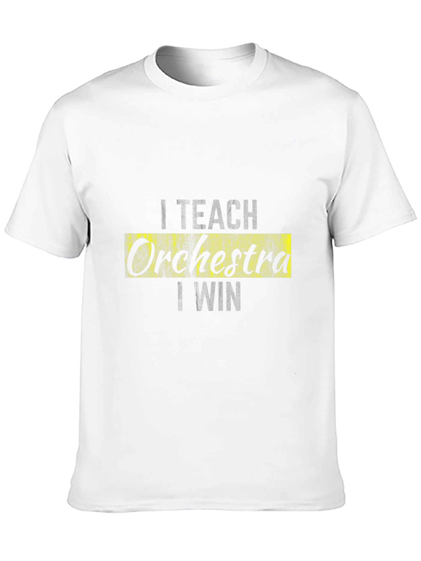 I Teach Orchestra I Win Black T-Shirt