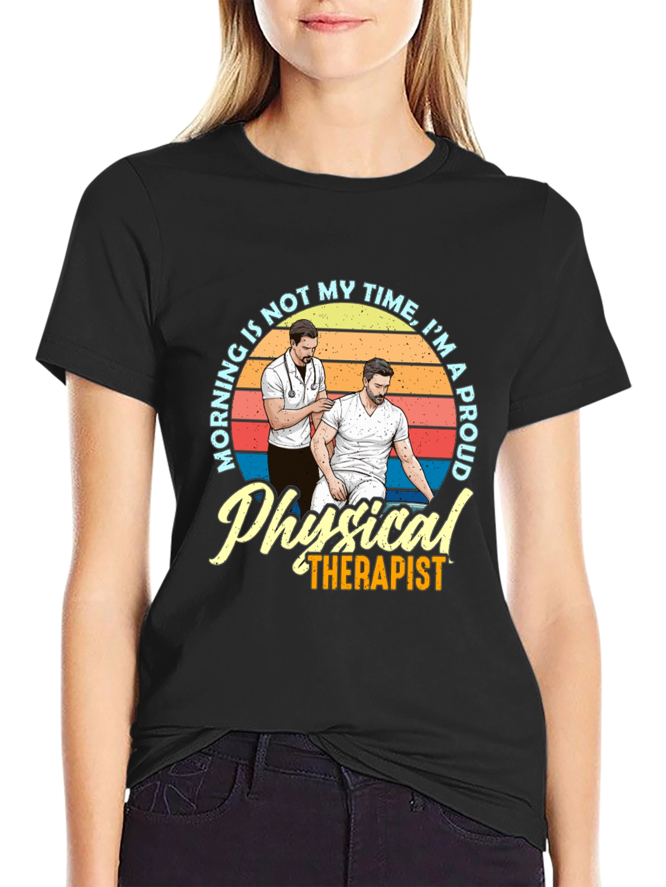 Proud Physical Therapist Graphic T-Shirt