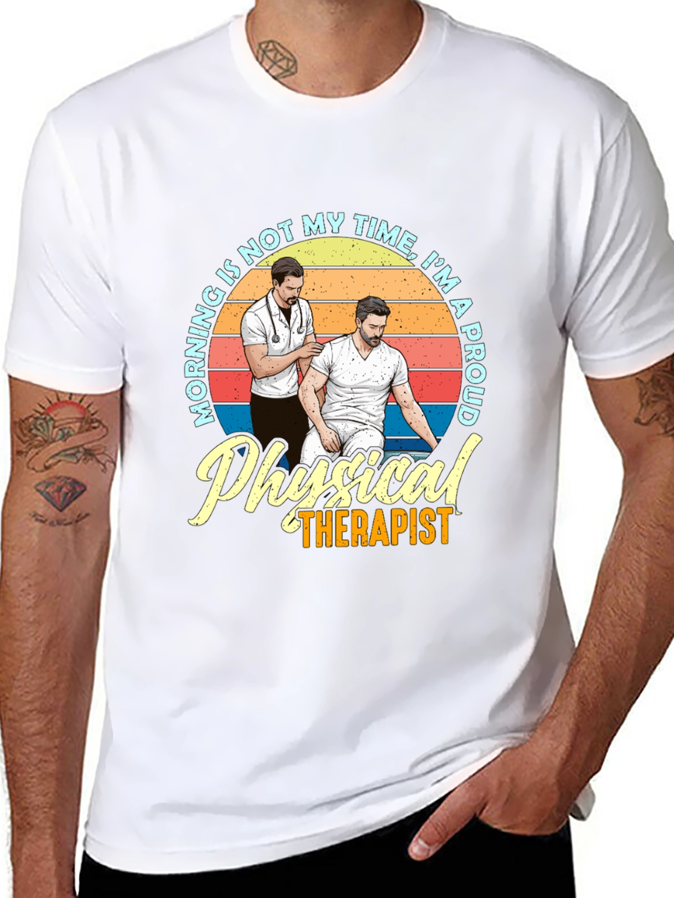 Proud Physical Therapist Graphic T-Shirt
