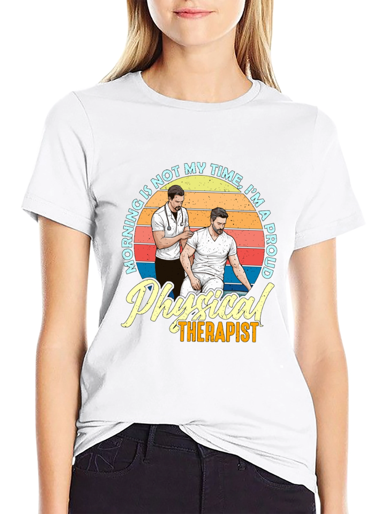 Proud Physical Therapist Graphic T-Shirt