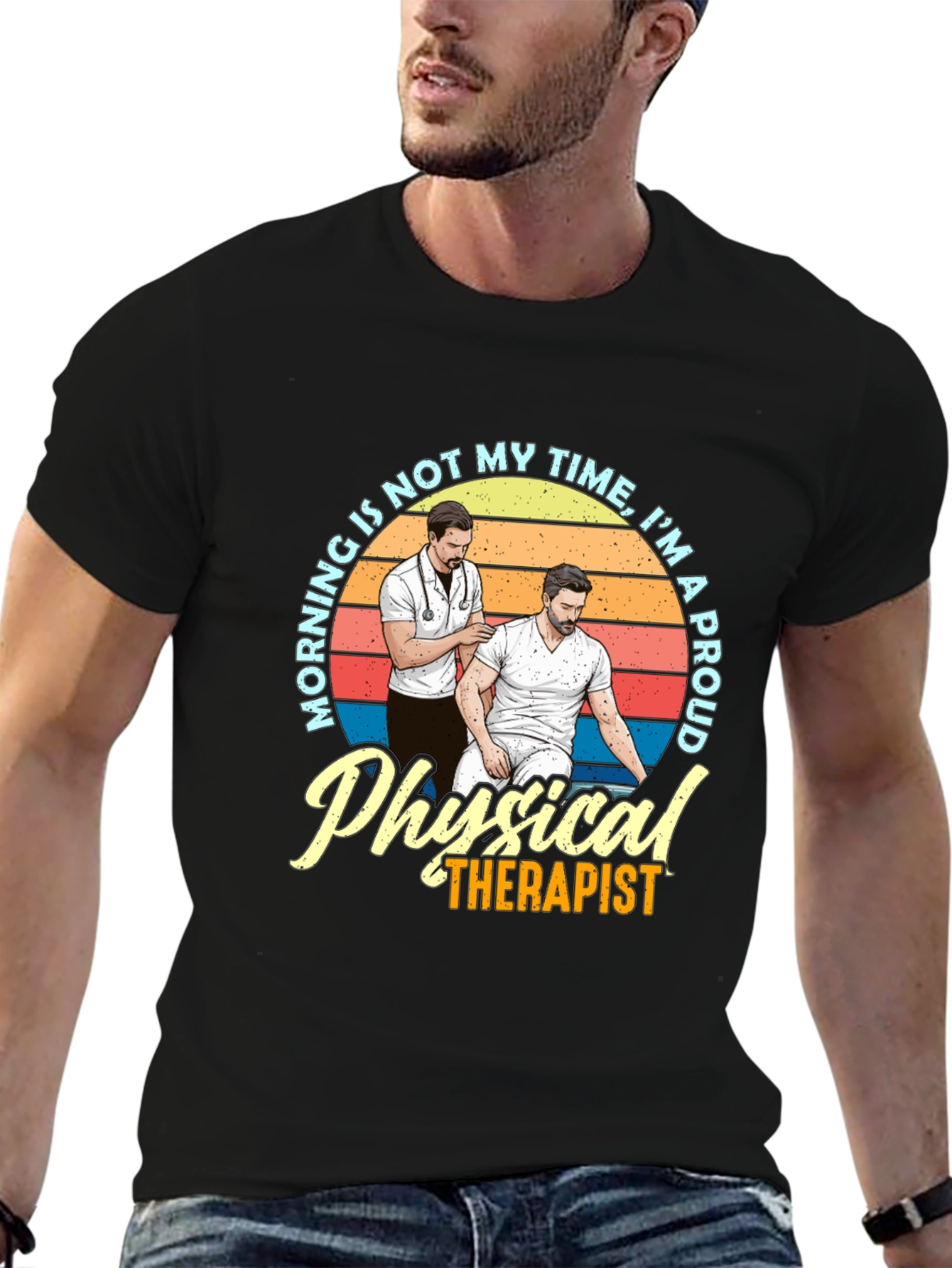 Proud Physical Therapist Graphic T-Shirt