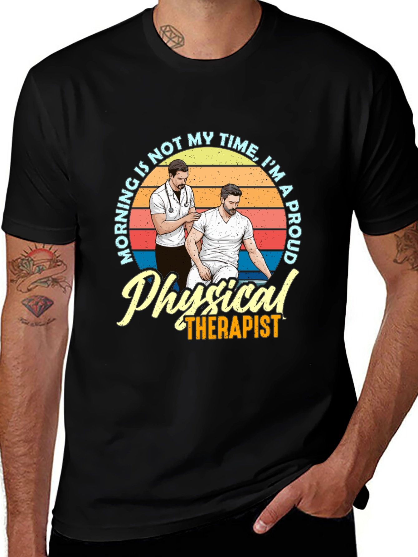 Proud Physical Therapist Graphic T-Shirt