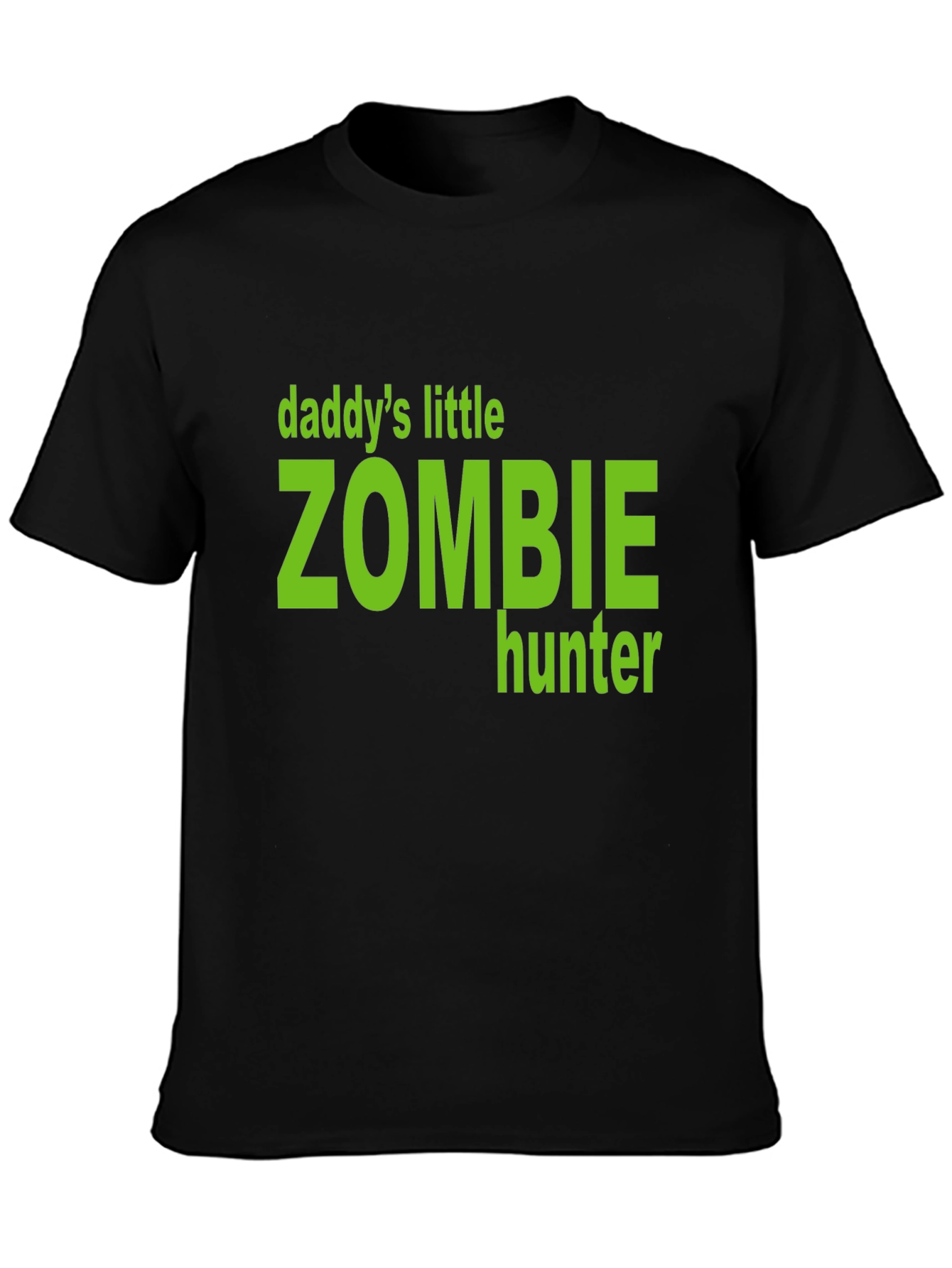 Daddys Little Zombie Hunter Graphic T-Shirt