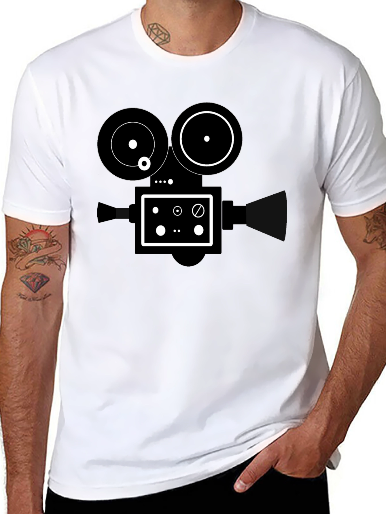 Retro Camera Graphic T-Shirt