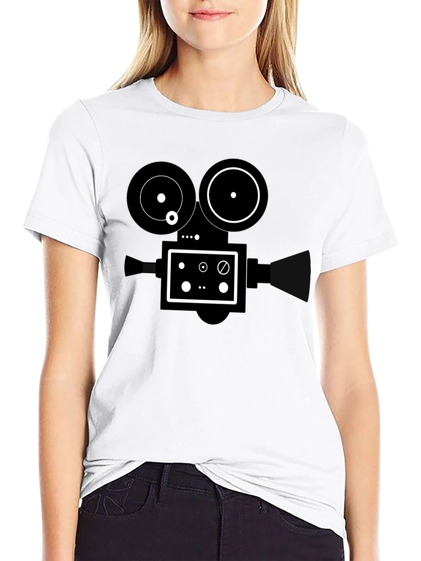 Retro Camera Graphic T-Shirt