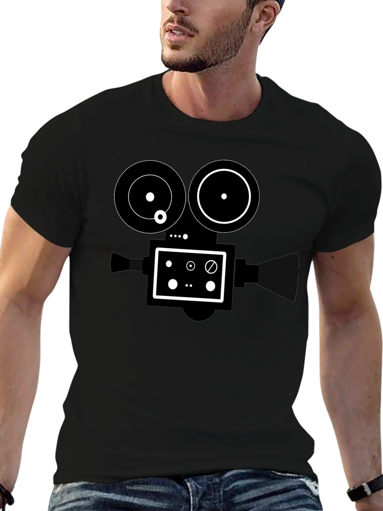 Retro Camera Graphic T-Shirt