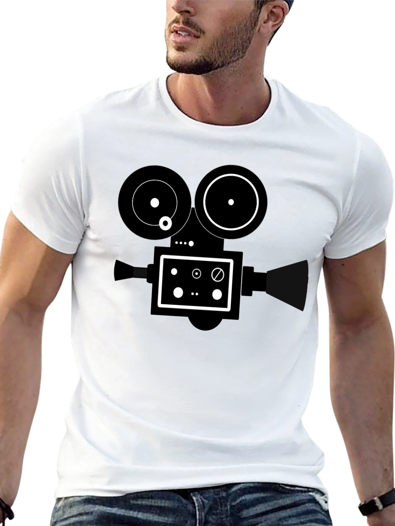Retro Camera Graphic T-Shirt