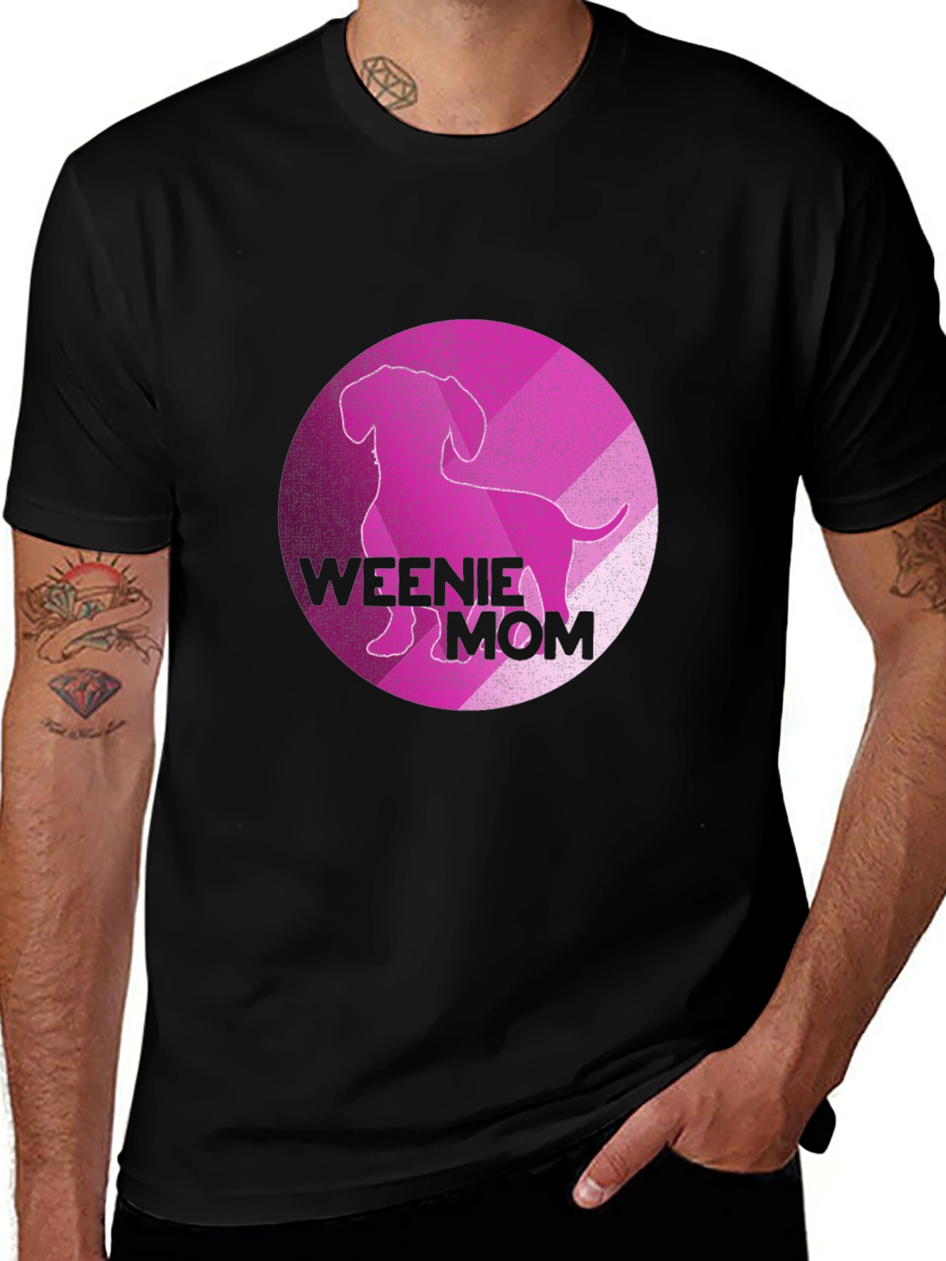 Weenie Mom T-Shirt - Dachshund Lover Tee