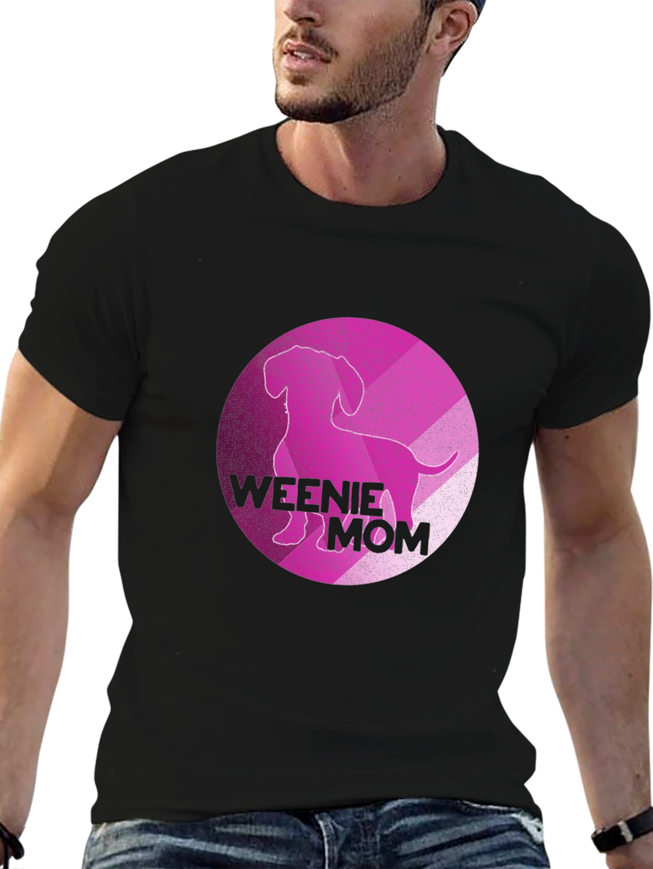 Weenie Mom T-Shirt - Dachshund Lover Tee