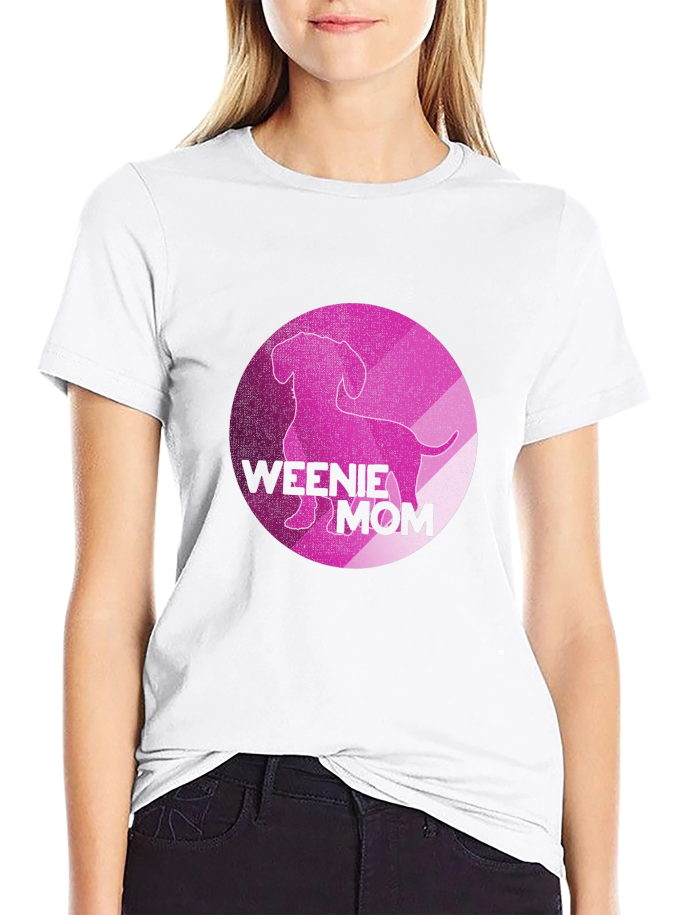 Weenie Mom T-Shirt - Dachshund Lover Tee