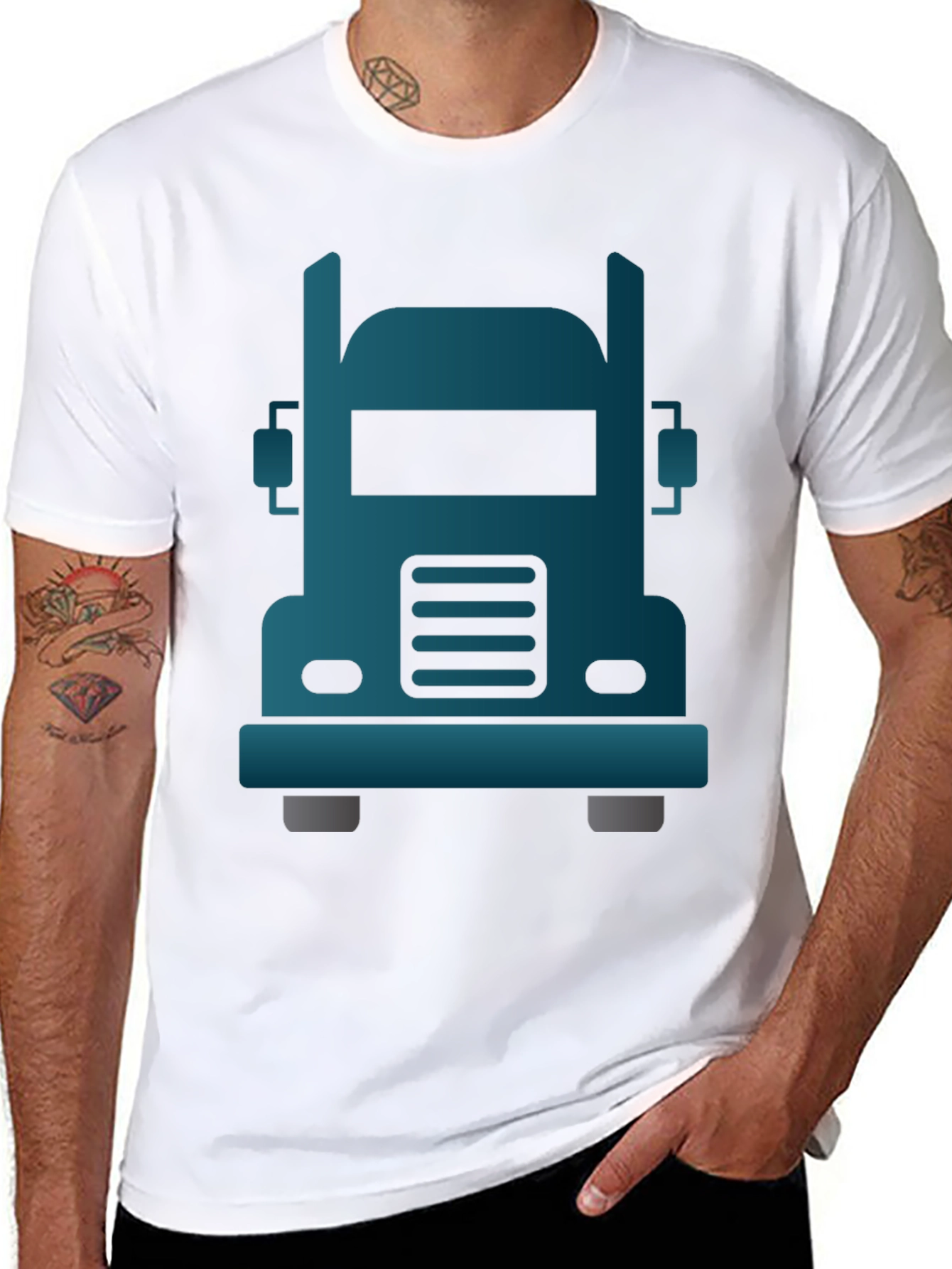 Truck Graphic Tee - Cool Vehicle Design