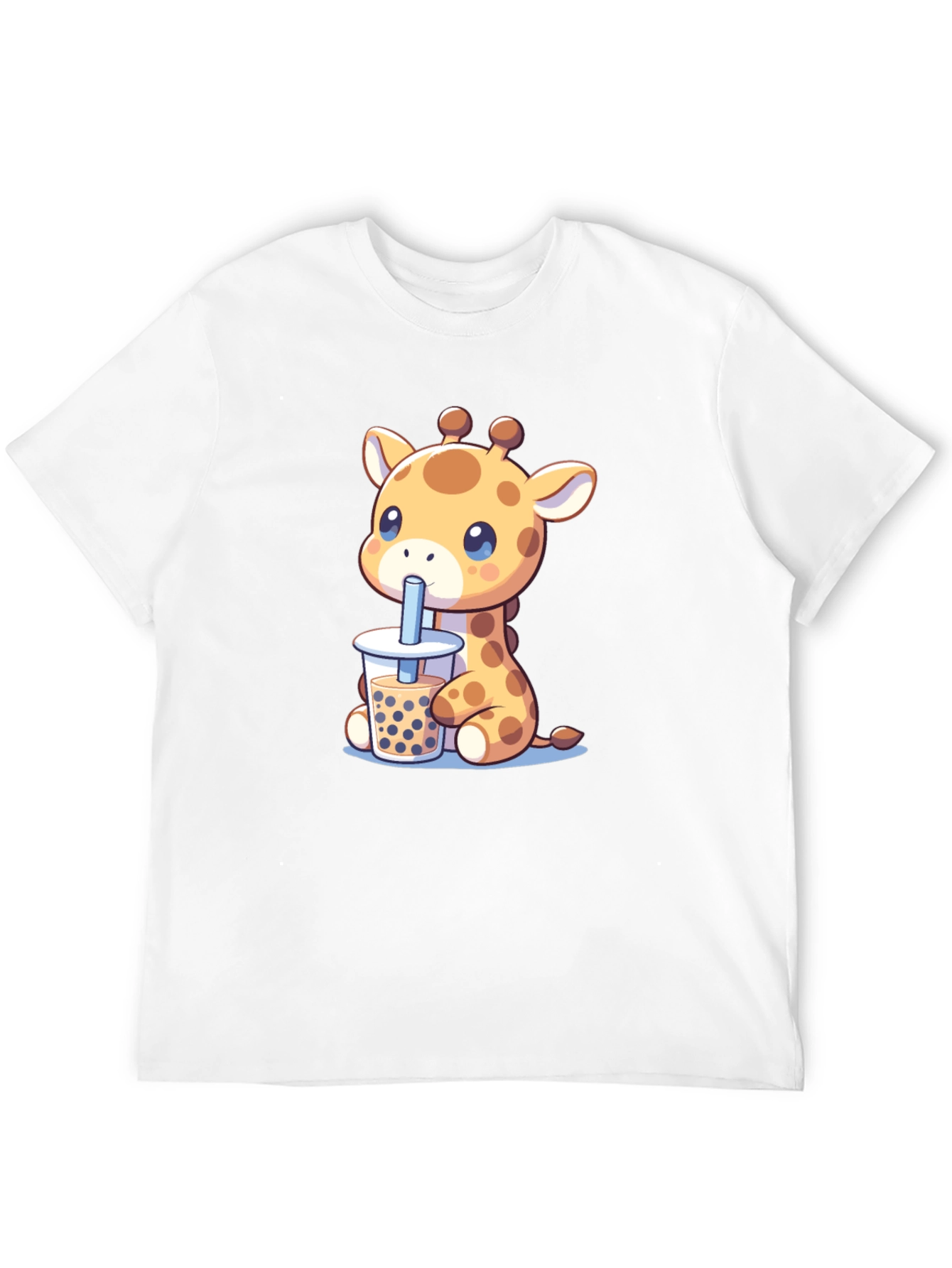 Giraffe Boba Tea Graphic Tee