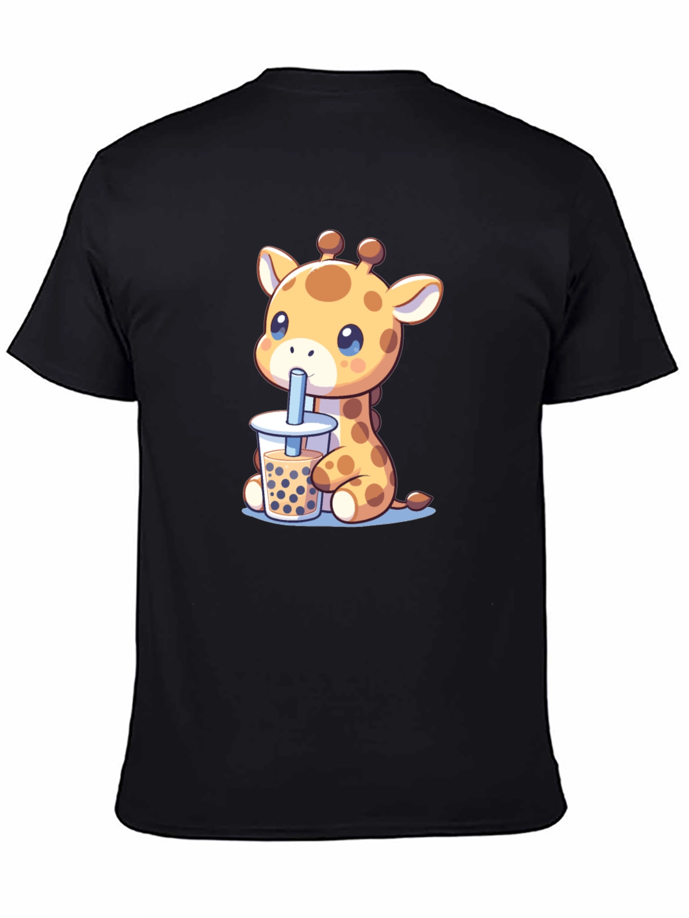Giraffe Boba Tea Graphic Tee