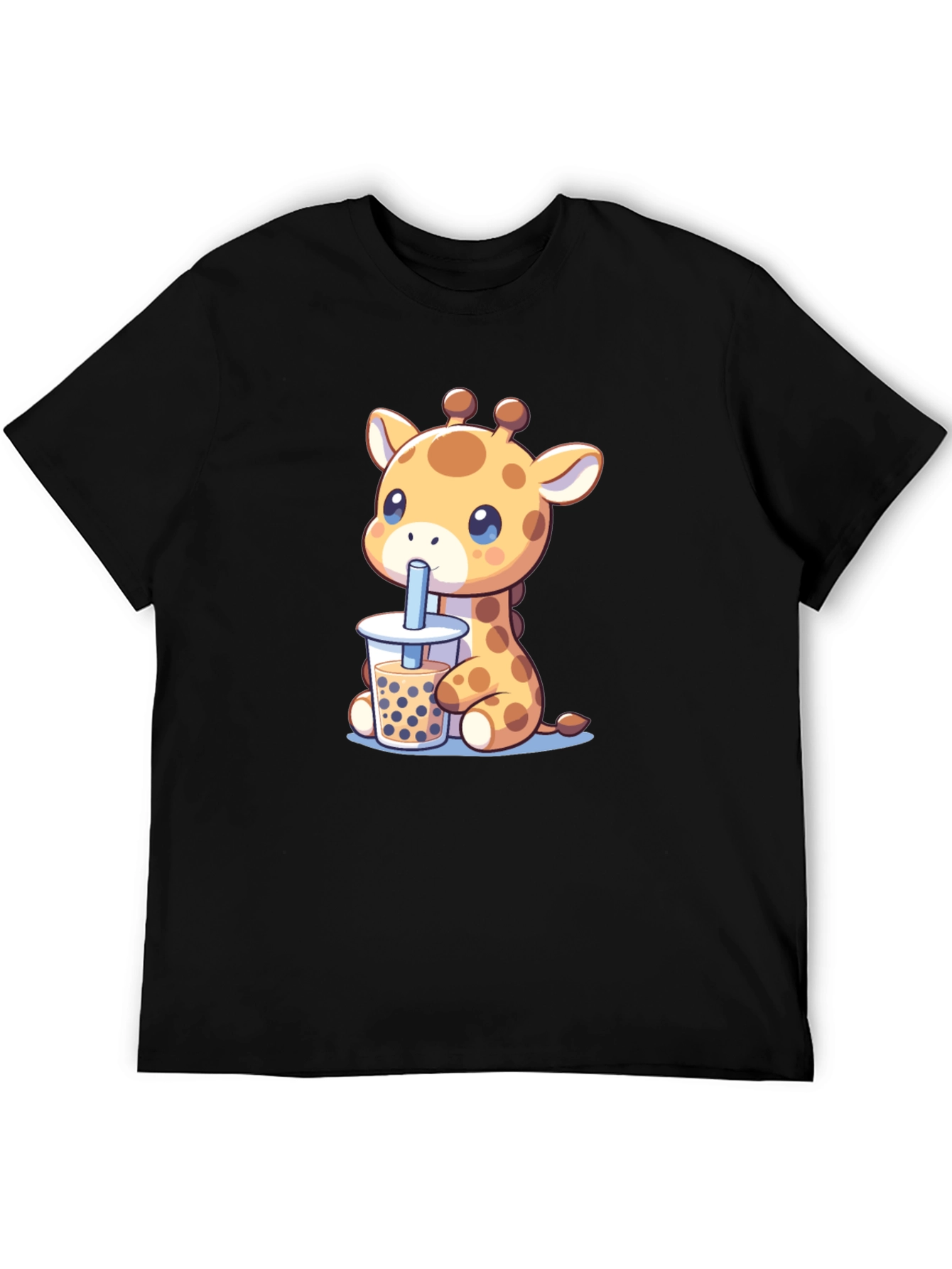 Giraffe Boba Tea Graphic Tee