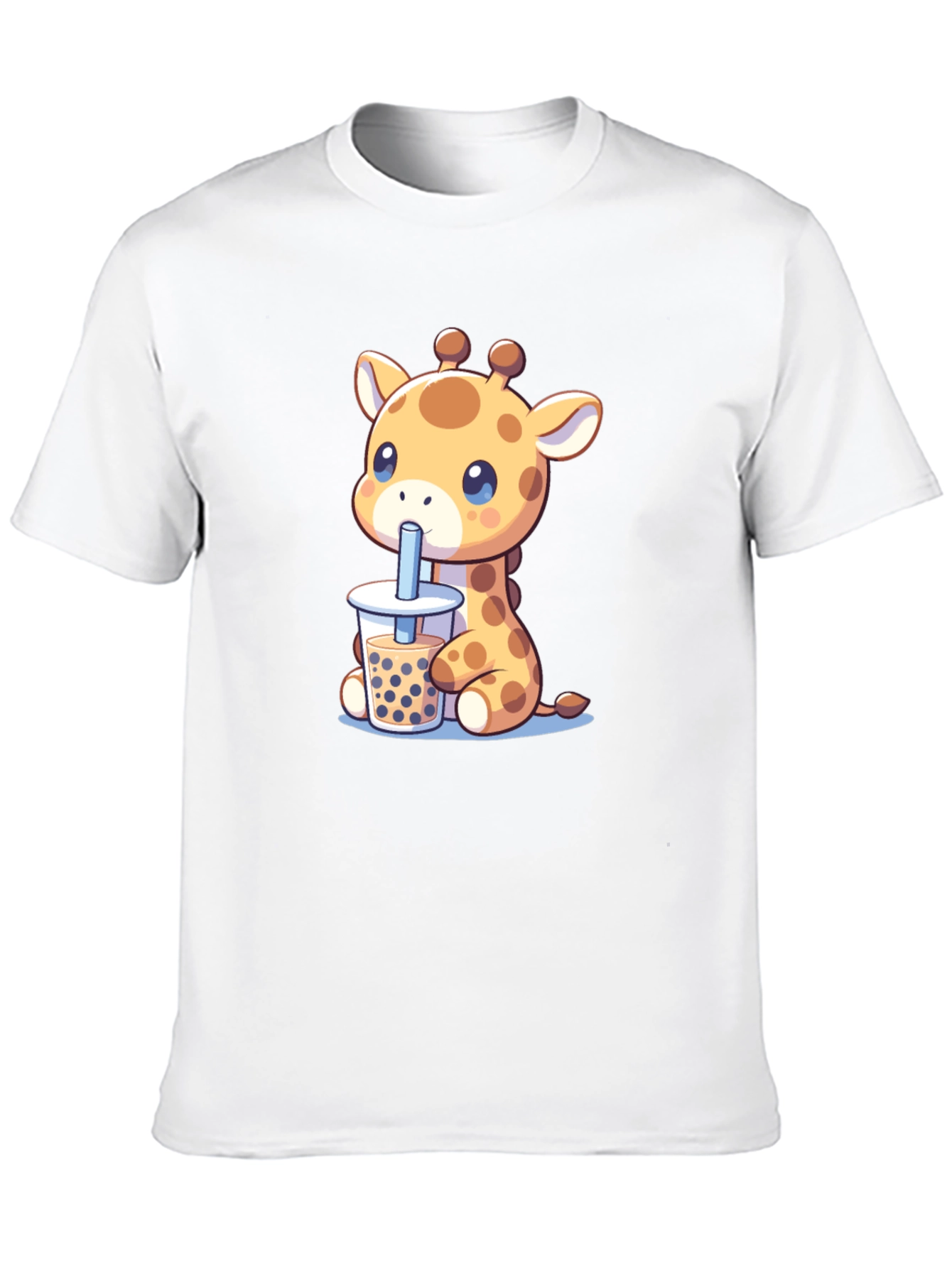 Giraffe Boba Tea Graphic Tee