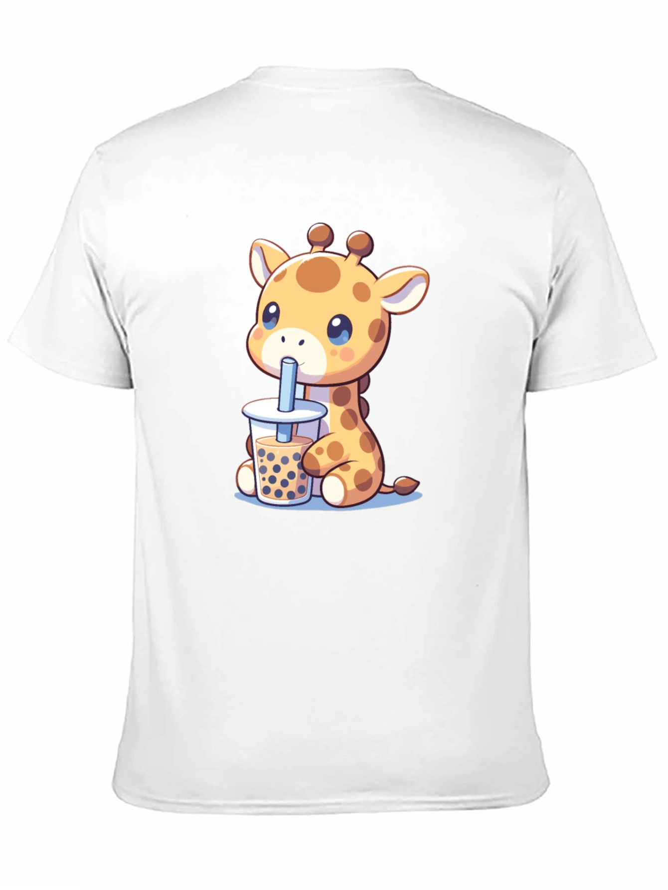 Giraffe Boba Tea Graphic Tee