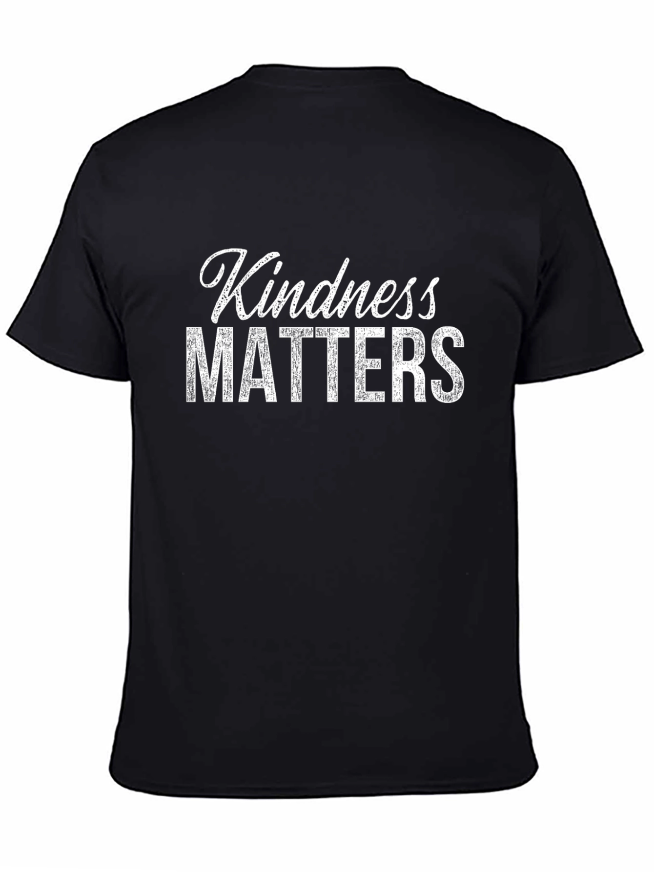Kindness Matters Graphic Black T-Shirt