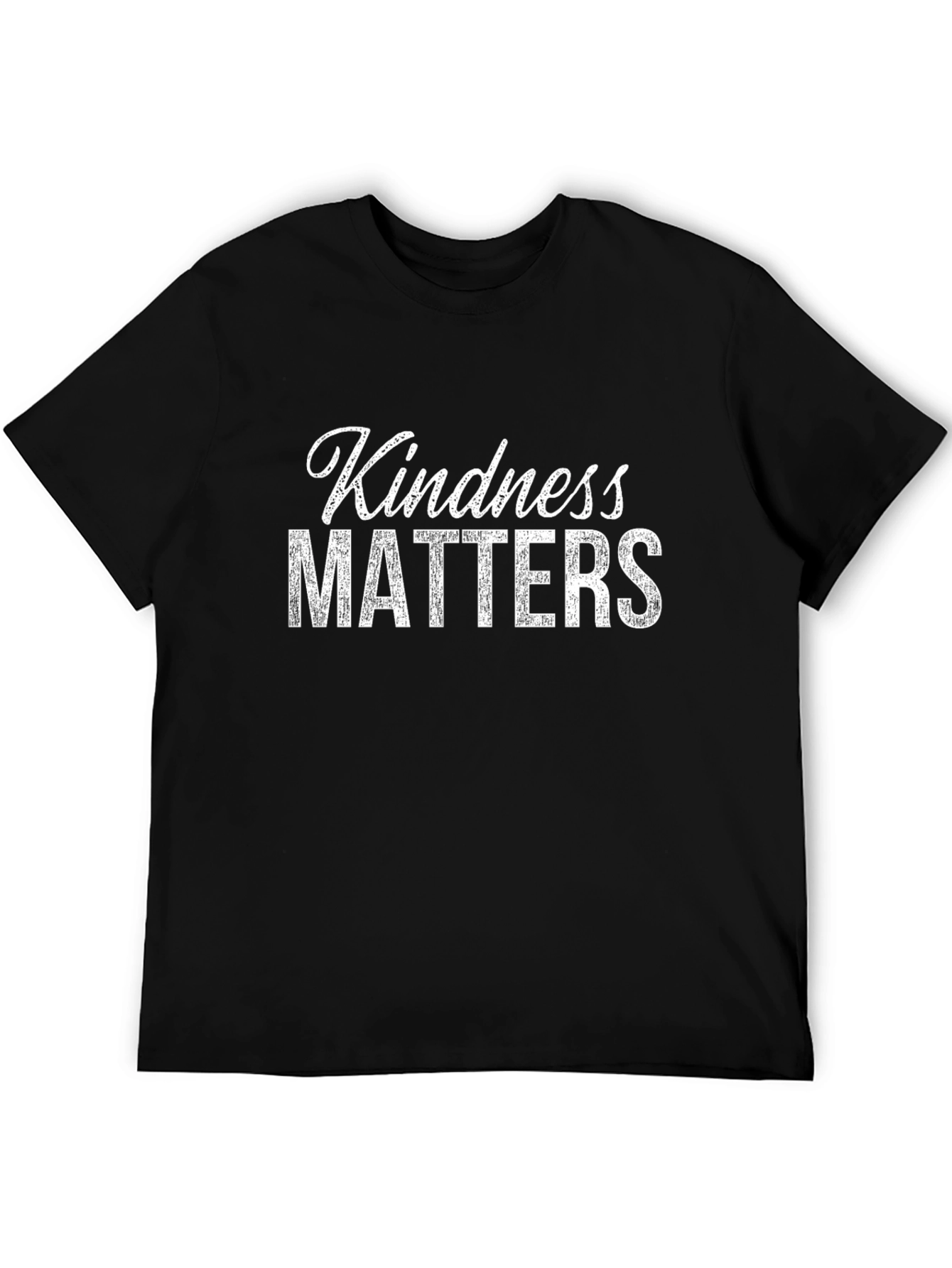 Kindness Matters Graphic Black T-Shirt