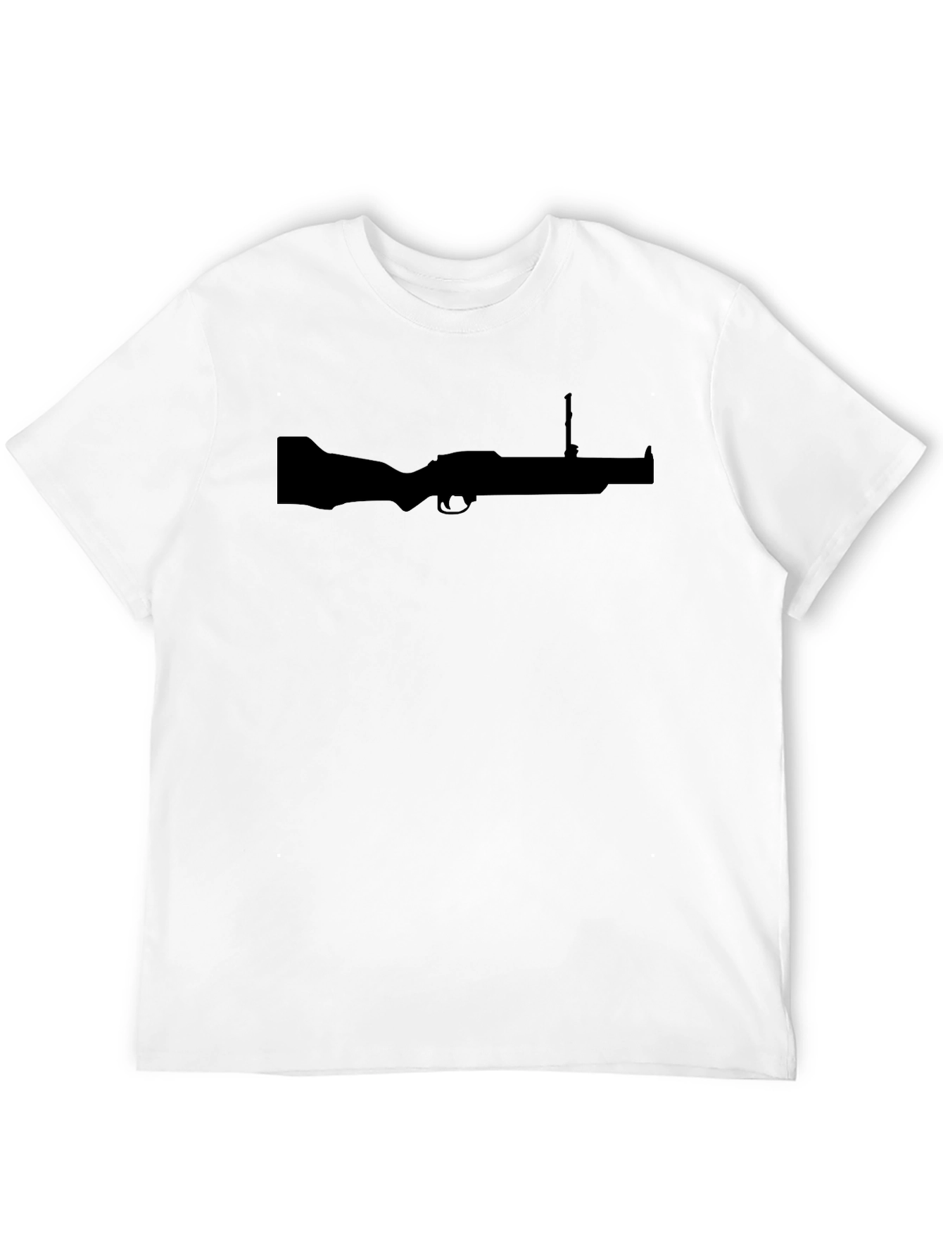 Gun Silhouette T-Shirt - Black