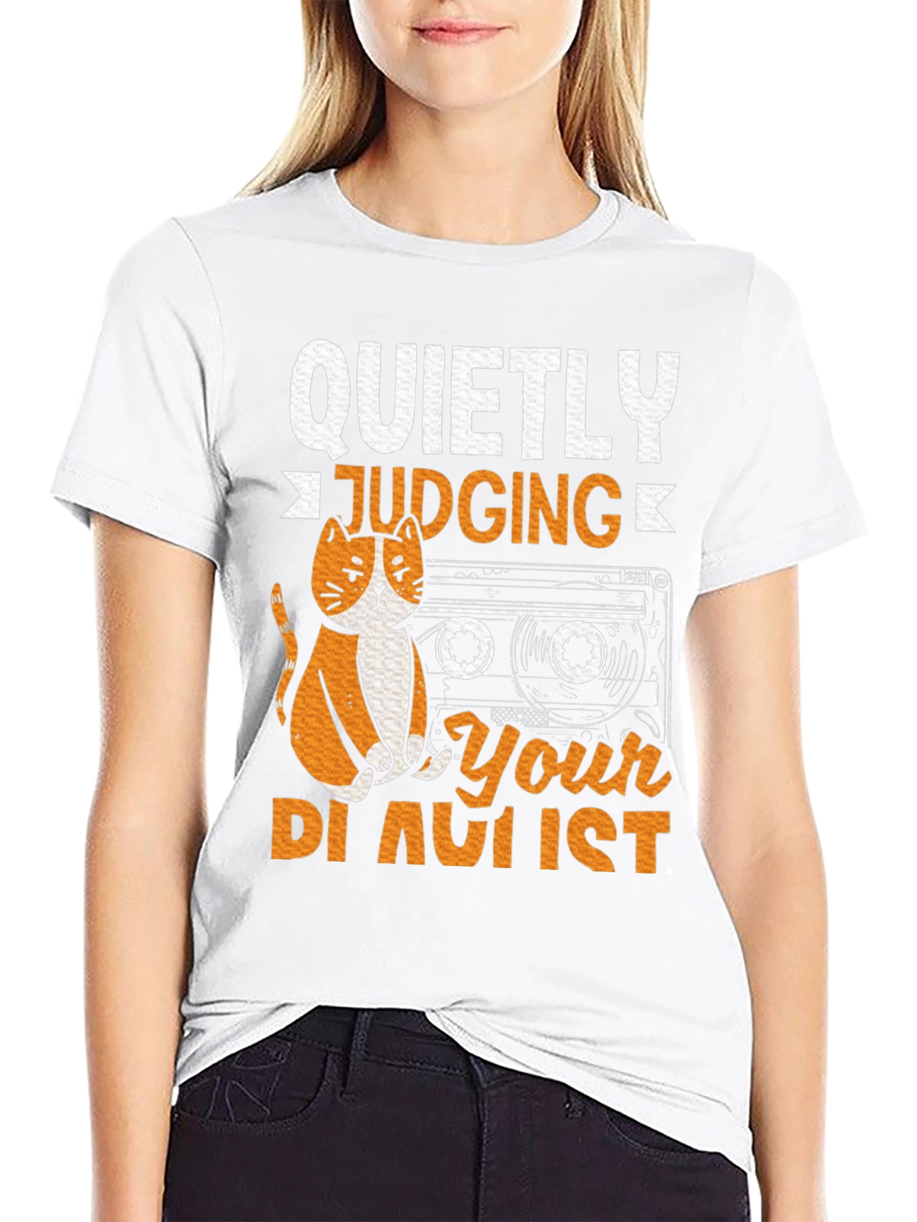 Quietly Judging Your Playlist T-Shirt