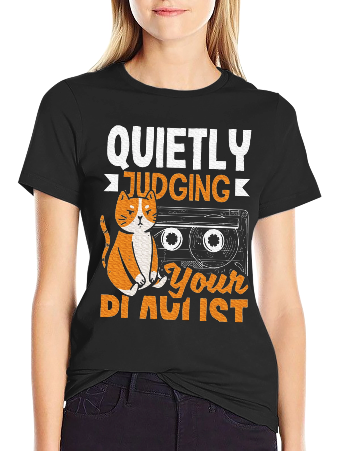 Quietly Judging Your Playlist T-Shirt