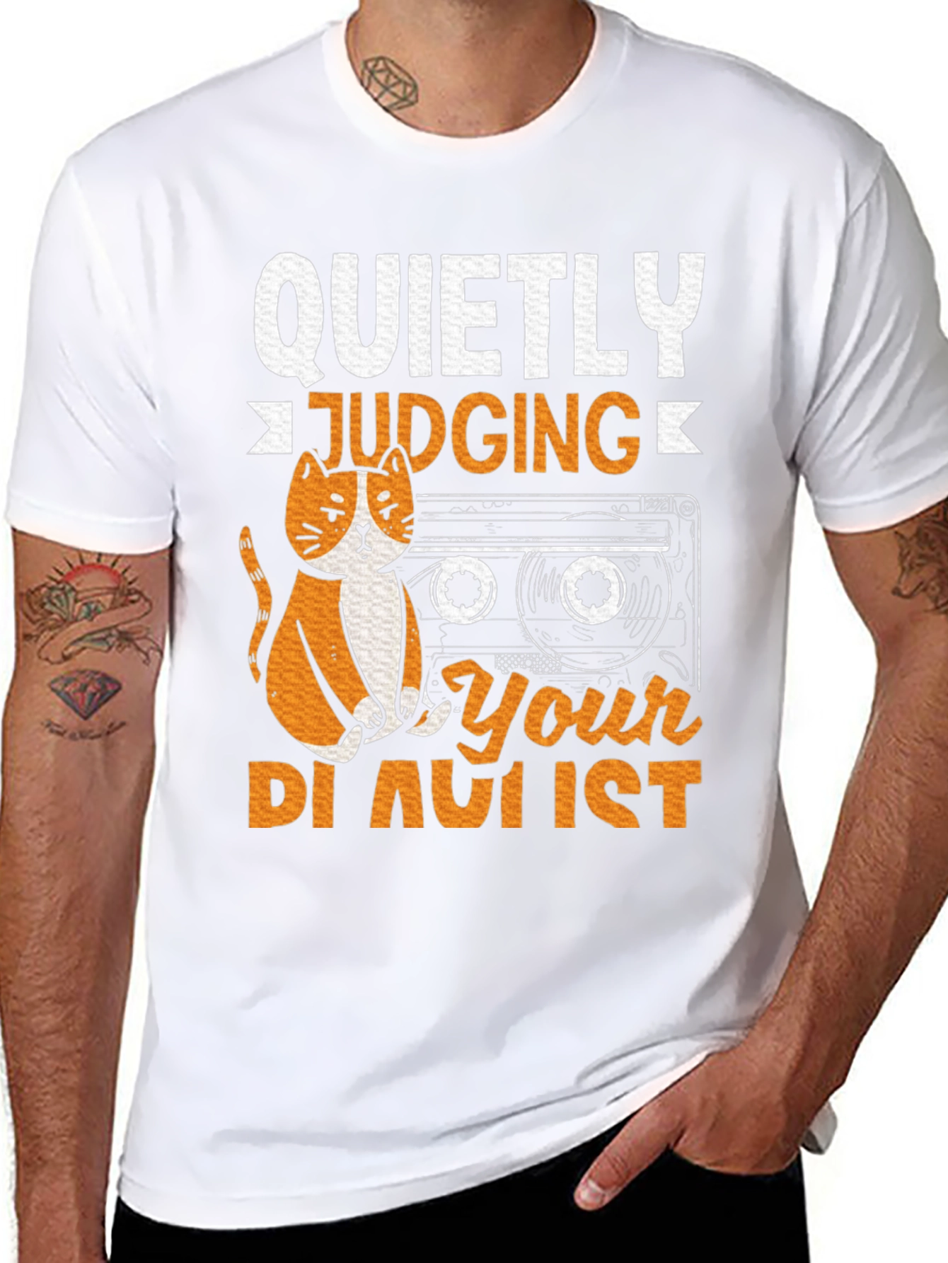 Quietly Judging Your Playlist T-Shirt