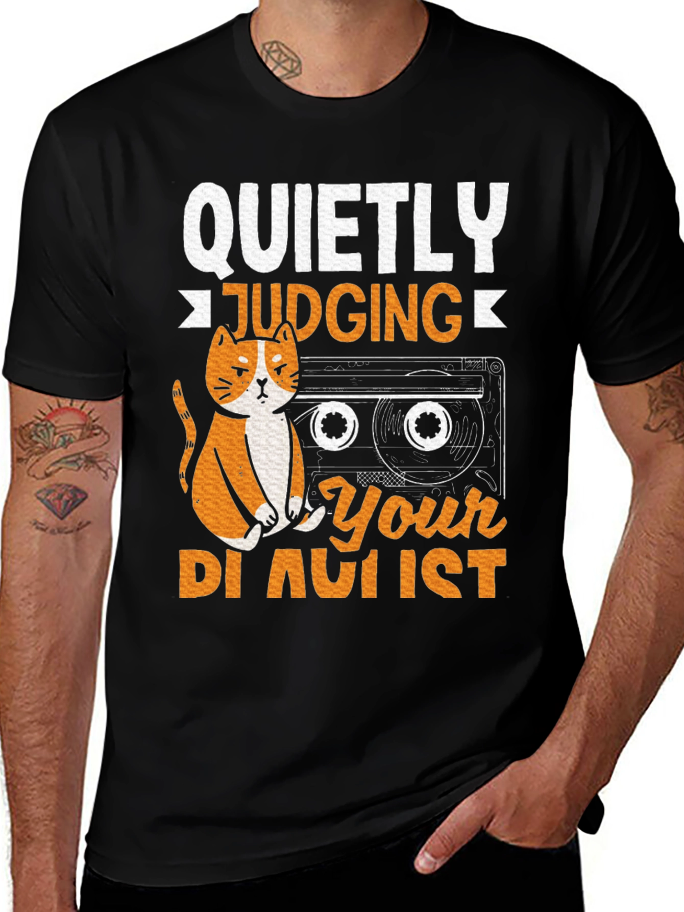 Quietly Judging Your Playlist T-Shirt
