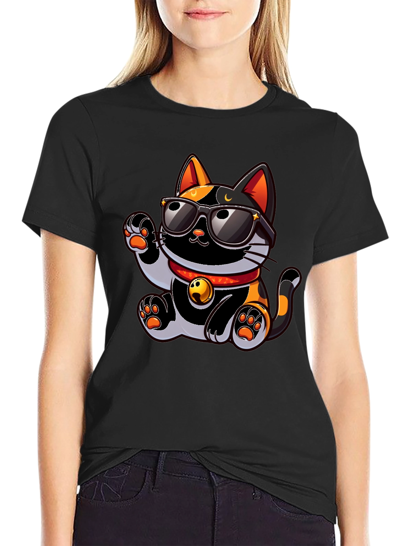 Cool Cat Graphic Tee