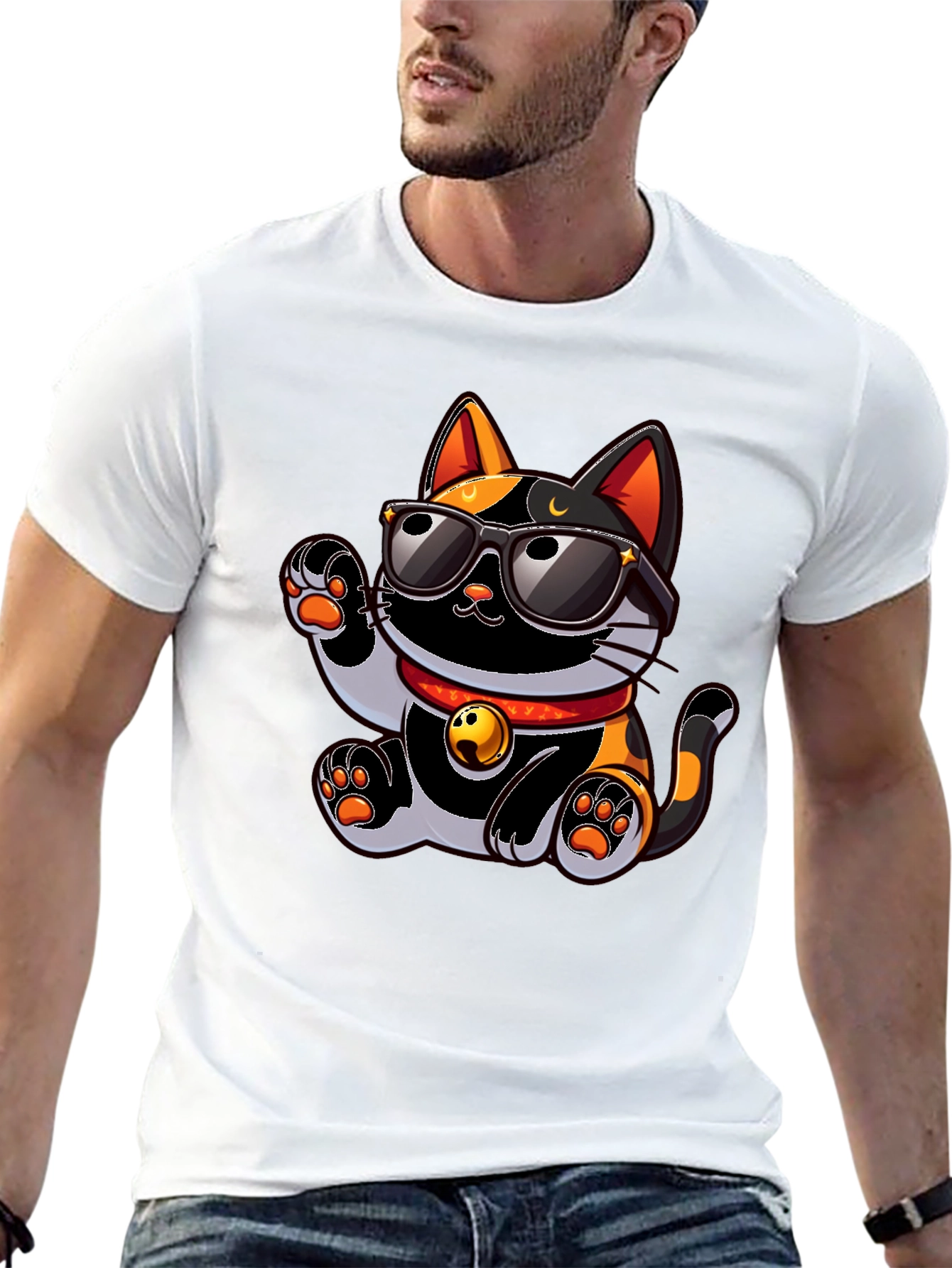 Cool Cat Graphic Tee