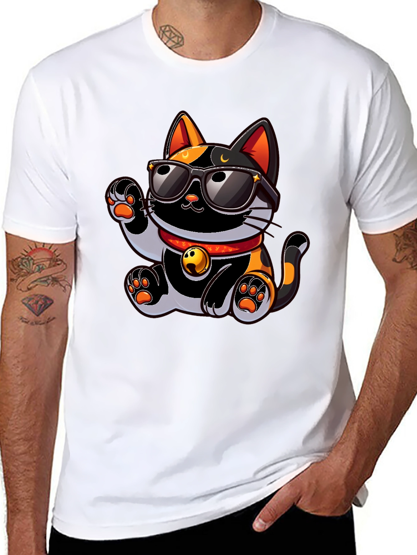Cool Cat Graphic Tee