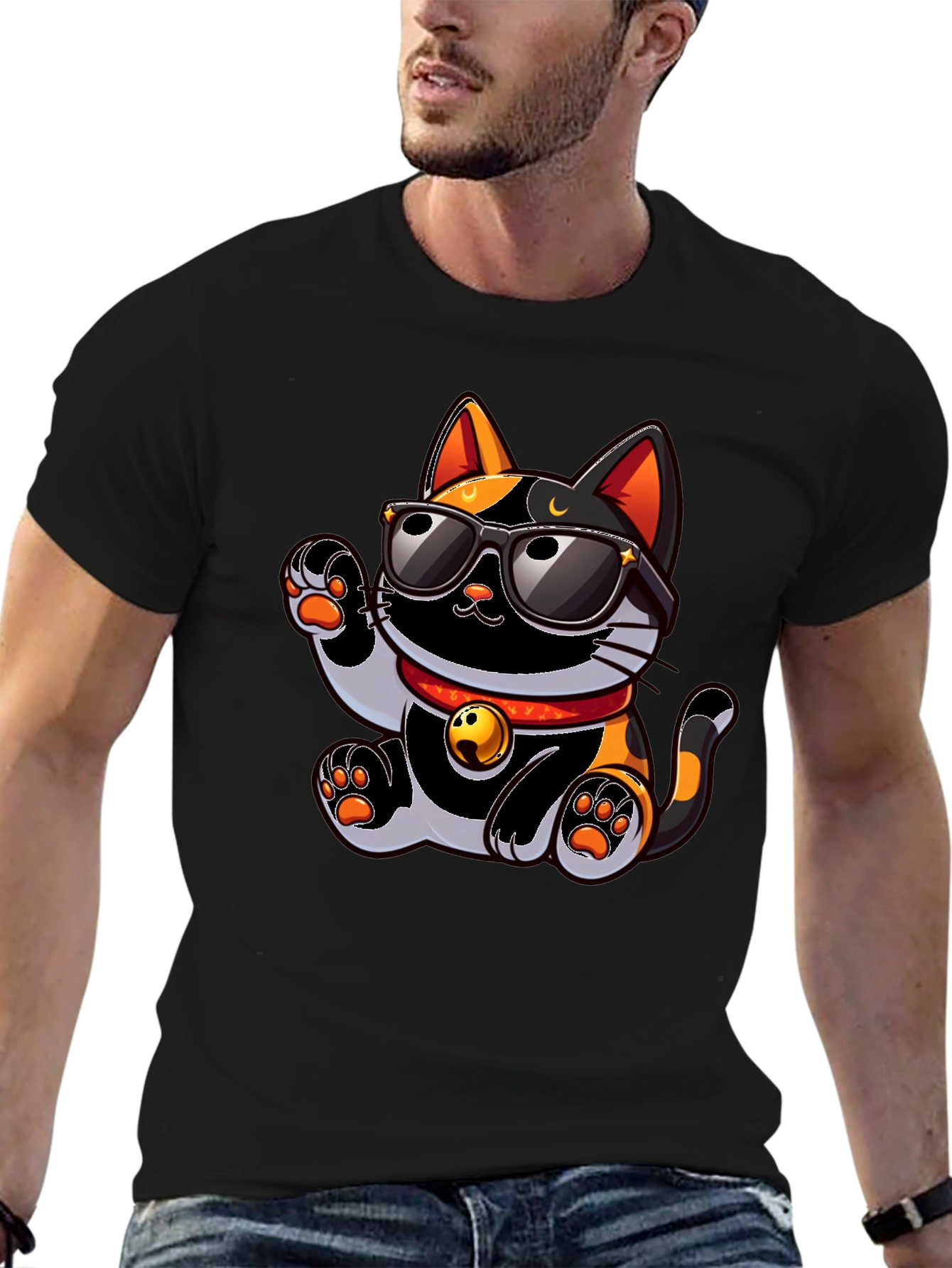 Cool Cat Graphic Tee